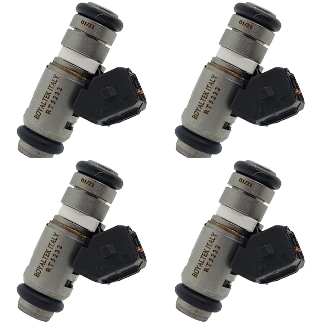 Kit 4 Inyectores Fiat 500 Siena Strada Palio Uno 1.4 8v